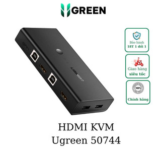 Bộ gộp hdmi 2 ra 1 có kvm ugreen 50744