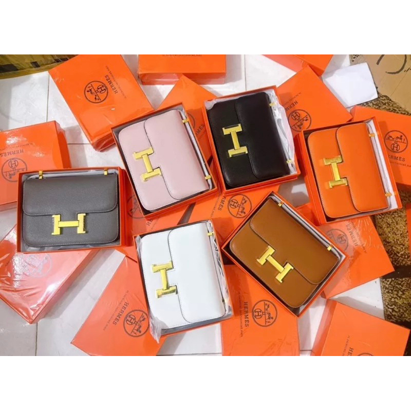 Túi HM Dáng Đeo Chéo Khoá Chữ H Size 19 HT04