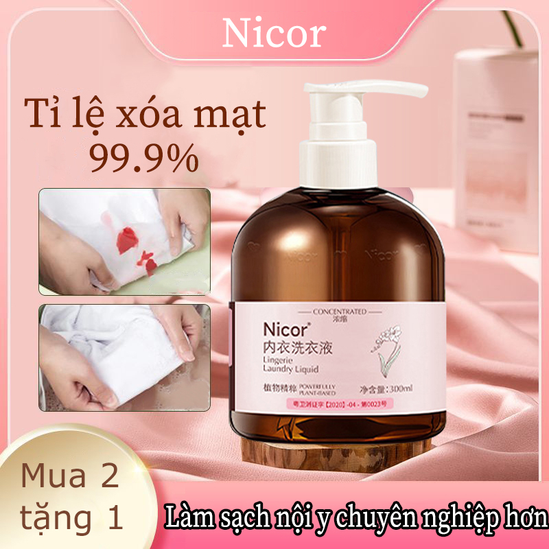 nước giặt đồ lót nước giặt thơm 300ml loại bỏ vết bẩn hiệu quả kháng khuẩn giữ quần áo mềm mại nước xả vải