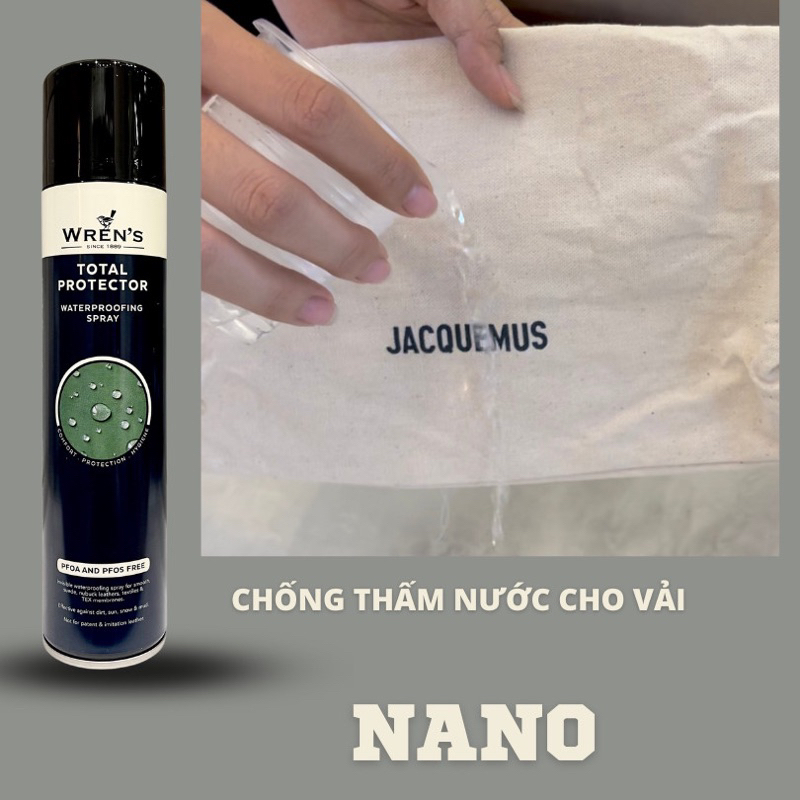 CHAI XỊT CHỐNG THẤM NANO WREN'S CHÍNH HÃNG CHÂU ÂU 100%