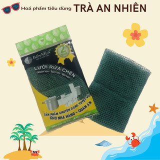Lưới rửa chén Bốn Mùa tạo bọt tốt siêu sạch siêu bền 17x12 (cm)