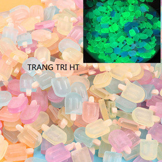 Mô hình que kem phát sáng trang trí nhà búp bê