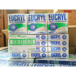 Bột Tẩy Trắng Răng Eucryl Toothpowder Freshmint 50g