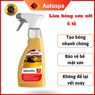 Dưỡng bóng SONAX - Dung dịch dưỡng bóng nhanh sơn ướt, Làm bóng xe nhanh chóng