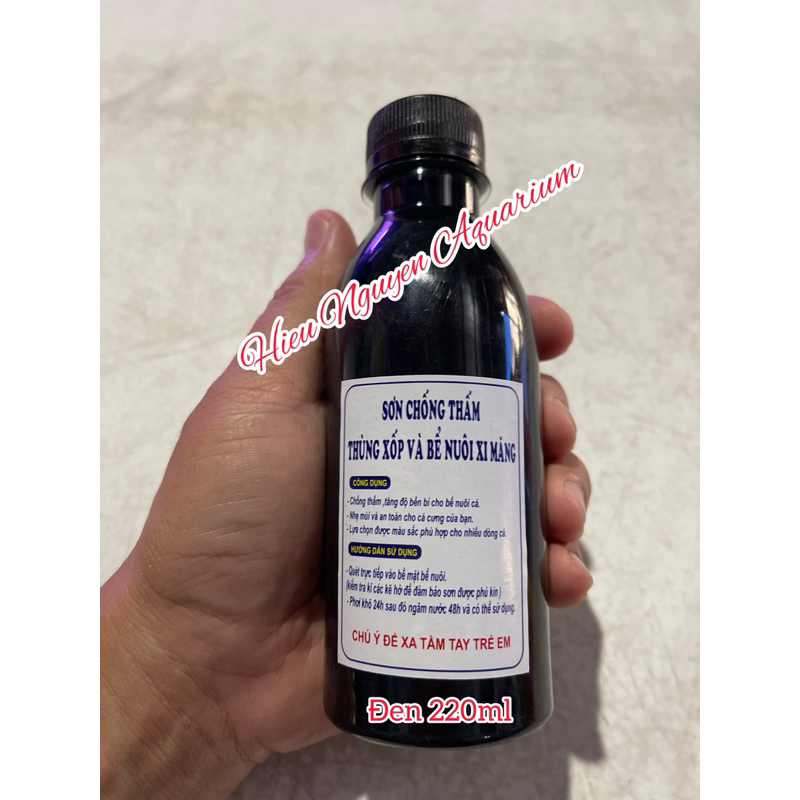 Sơn chống thấm thùng xốp nuôi cá