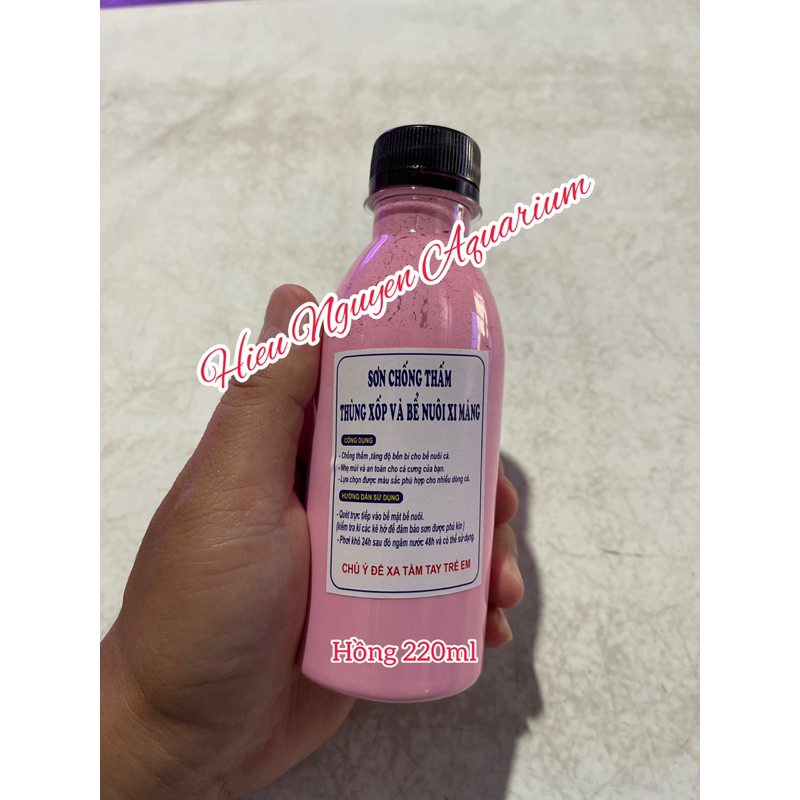 Sơn chống thấm thùng xốp nuôi cá