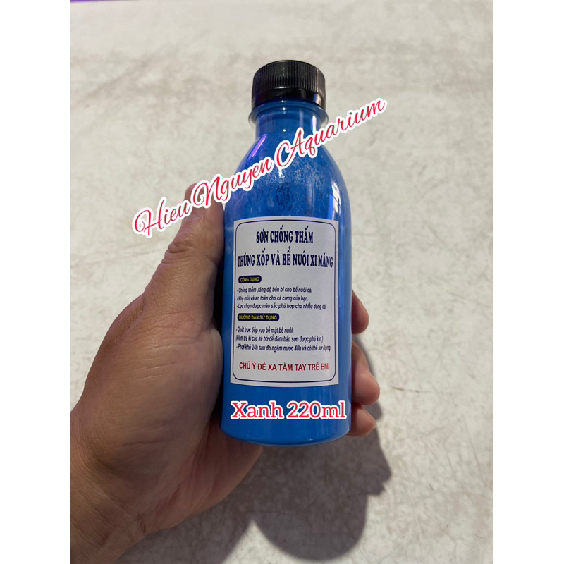 Sơn chống thấm thùng xốp nuôi cá