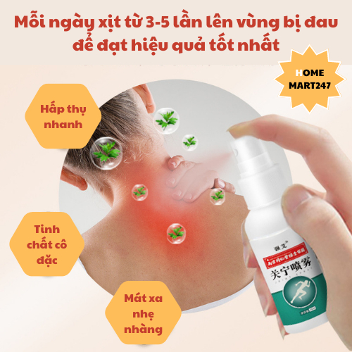 Chai xịt giảm đau nhức cơ, xương khớp Nanjing Tongrentang