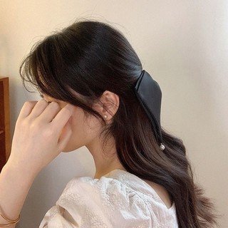 Kẹp Tóc Lụa Nơ To Đính Ngọc - KEP1536 - BCorner