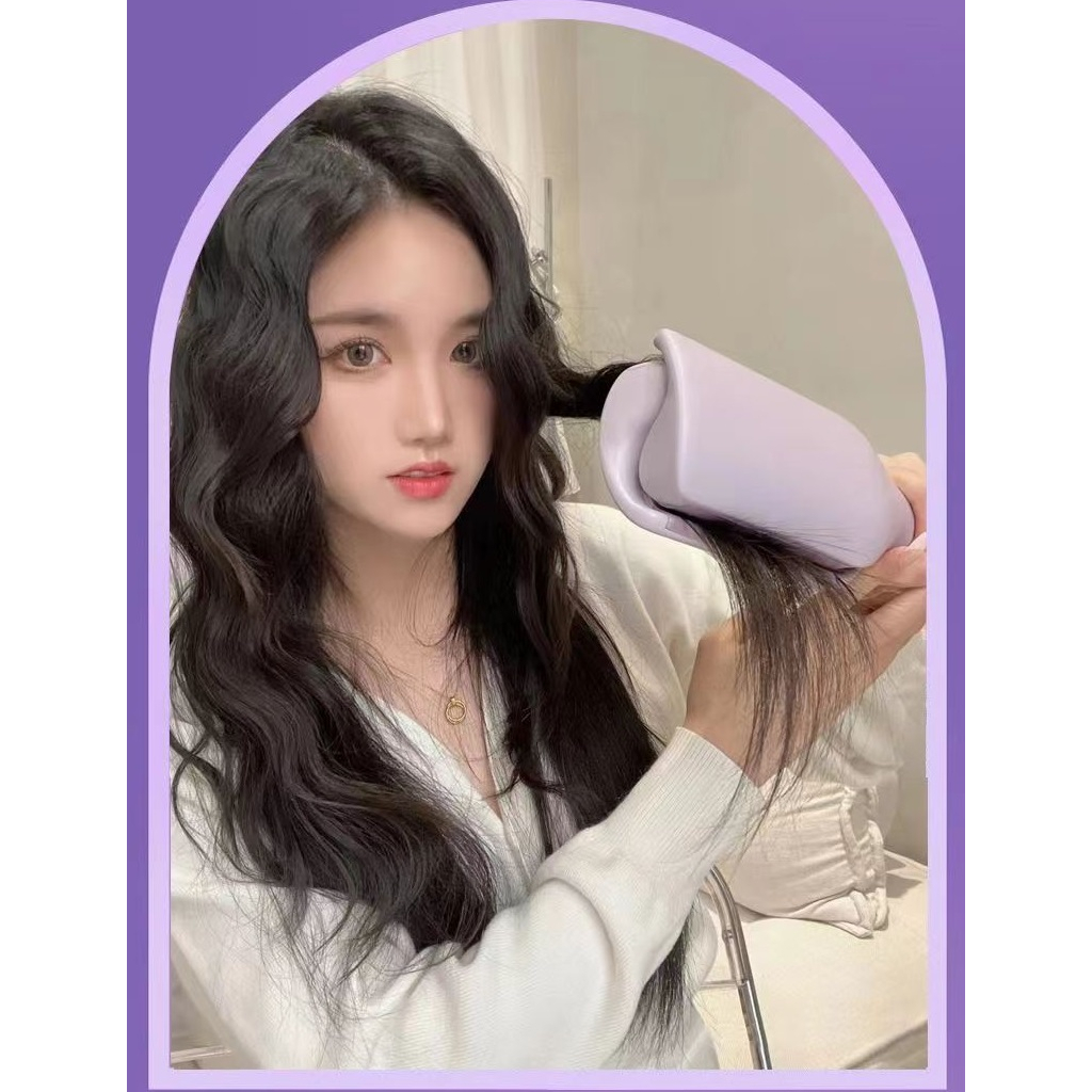 Máy Uốn Tóc Xoăn Hippie, Máy Làm Tóc Xoăn Sóng 32mm, 2 trục, 4 mức chỉnh