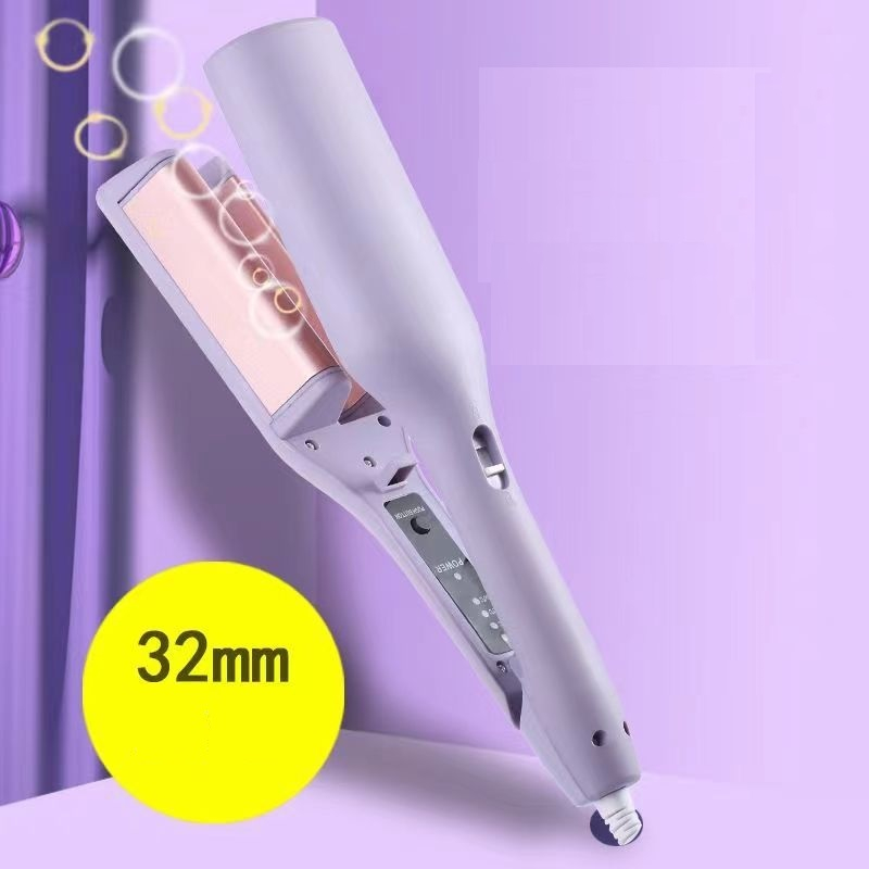 Máy Uốn Tóc Xoăn Hippie, Máy Làm Tóc Xoăn Sóng 32mm, 2 trục, 4 mức chỉnh