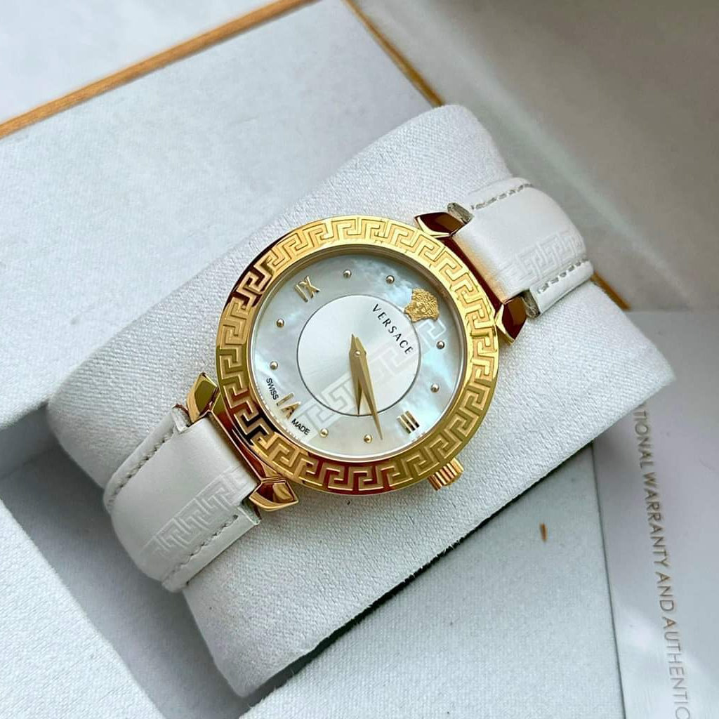 Đồng Hồ Nữ Ver.sa.ce Daphnish Dây Da Cao Cấp,Size:34mm,Full Box Hãng, Sang Trọng-Đẳng Cấp-Quý Phái