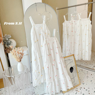 Đầm 2s BBD ren hoa thêu 2 lớp dây kéo sau lưng màu hồng và vàng freesize Pumi 14449