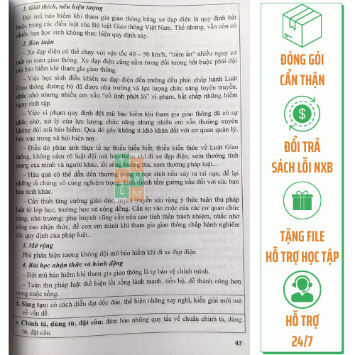 Sách - Hướng dẫn viết và dàn ý các đoạn văn Nghị luận xã hội Ngữ Văn 8