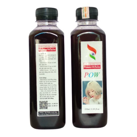 Tinh Chất Khử Vàng Tóc POW Power White 350ml BH