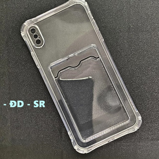 Ốp Lưng iPhone Xs Max Dẻo Trong Chống Sốc Đựng Card