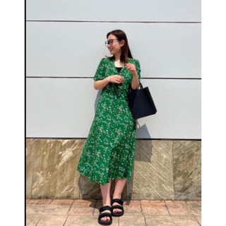 Váy hoa uniqlo nhật size S,M