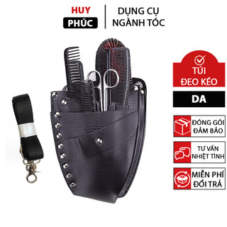 Túi đựng kéo cắt tóc da, bao đựng kéo cắt tóc đeo chéo thời trang - Dụng cụ tóc Huy Phúc