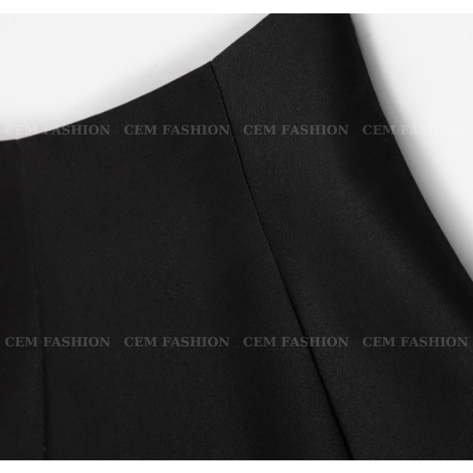 Chân Váy Chữ A  Dáng Con Ong Cạp Lưng Cao Tôn Dáng  Chất Vải Cao Cấp Có BIGSIZE CEM009