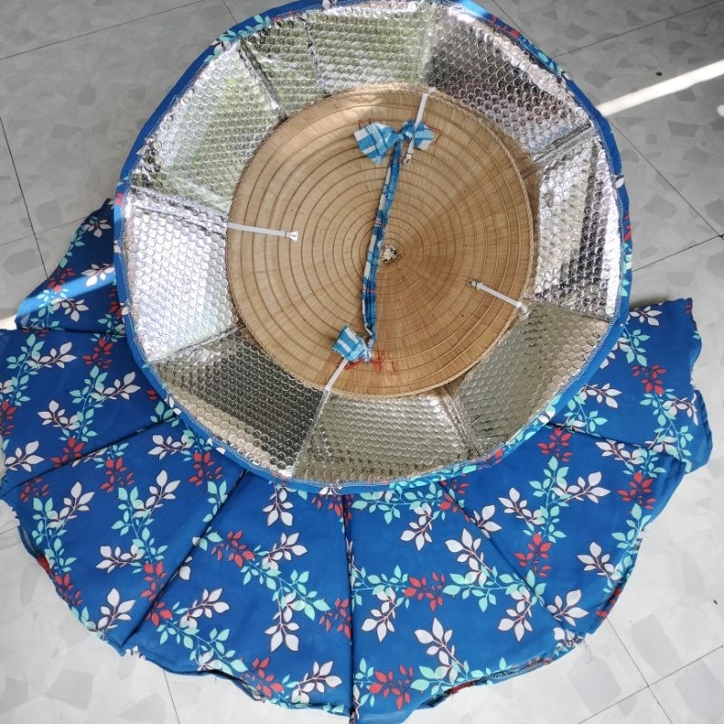 dù nón BẠC CÁCH NHIỆT , chống nắng,mưa,tia cực tím.(có kẽm bên trong)
