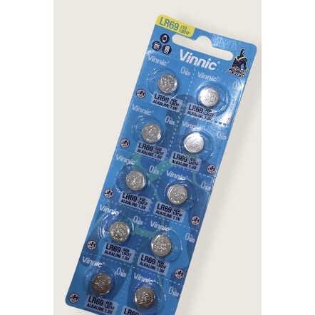 Vỉ 10 viên pin Vinnic SR920SW 920 371 L921F 921 AG6 LR69 Silver Oxide 1.55V