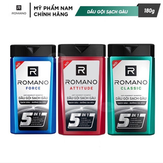 DẦU GỘI SẠCH GÀU ROMANO 5 IN 1