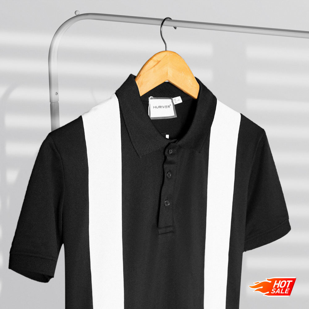 Áo polo nam basic cộc tay có cổ chất cotton co dãn thoáng mát PL3507