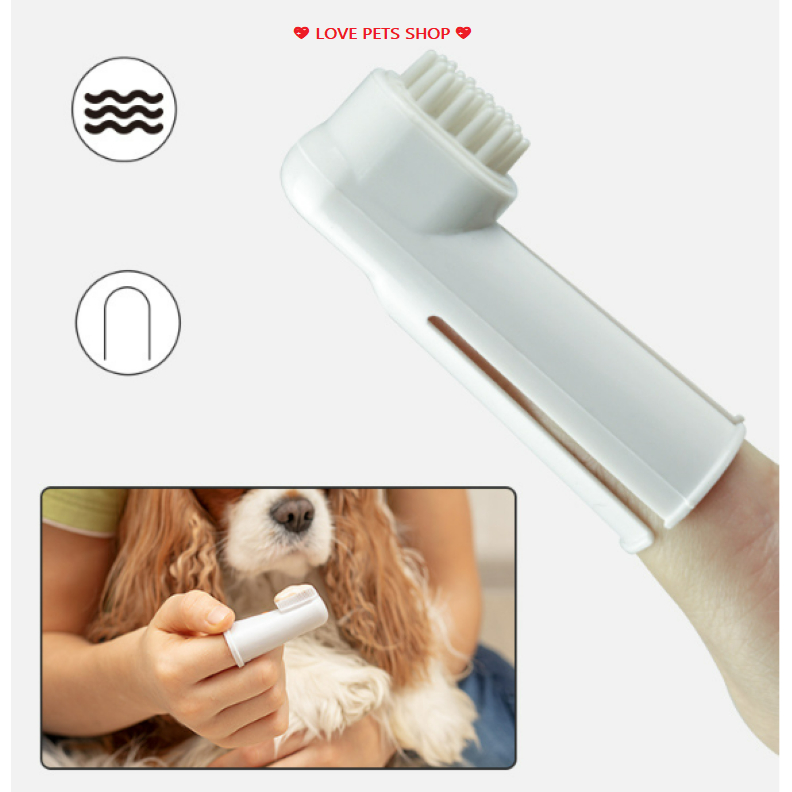BỘ BÀN CHẢI KÈM KEM ĐÁNH RĂNG CHO CHÓ MÈO ARQUIVET "MẪU MỚI" - LOVE PETS SHOP