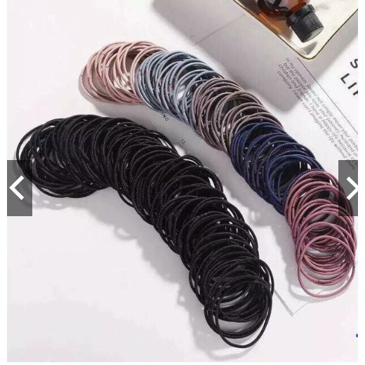 Sét 100 dây buộc tóc cho mẹ và bé.