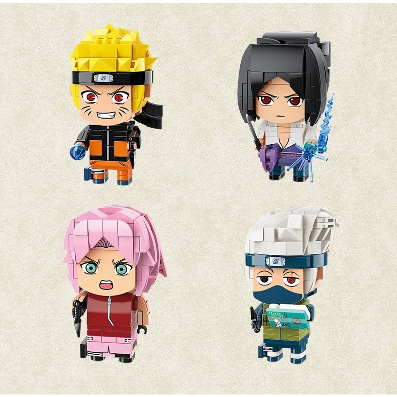 Mô Hình Lắp Ráp Naruto, Đội 7 Kakashi, Naruto, Sasuke, Sakura, Anime Naruto, Hoạt Hình Naruto