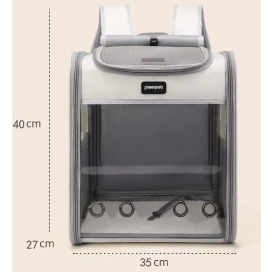 BA LÔ VUÔNG MOORPET TRONG