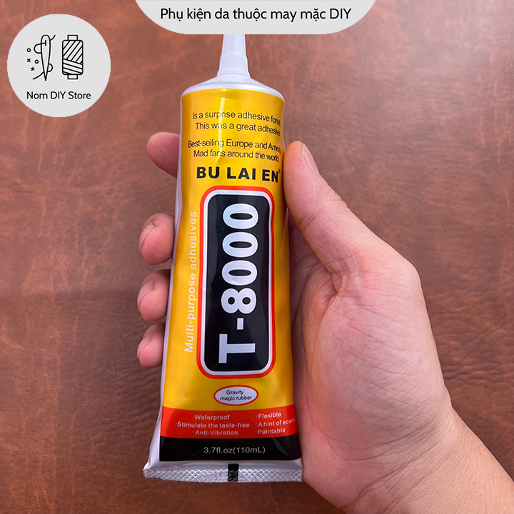 Keo Dán Đính Hạt Cườm Charm Lên Vật Liệu T8000 110ml Dụng Cụ Đồ Nghề Làm Da Túi Xách Bóp Ví Thủ Công Handmade DIY