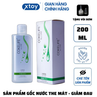 Gel Bôi Trơn Cokelife Gốc Nước Giảm Đau Cho Gay - 200ml màu xanh lá