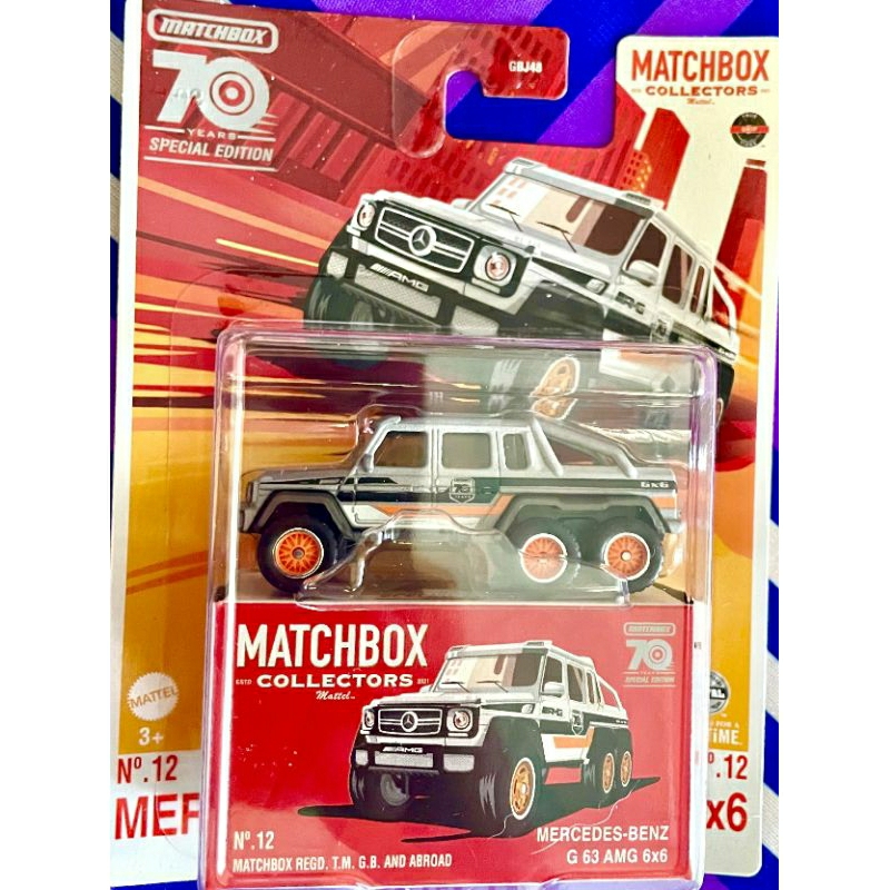 xe mô hình matchbox collectors: mercedes-benz G63 AMG 6x6