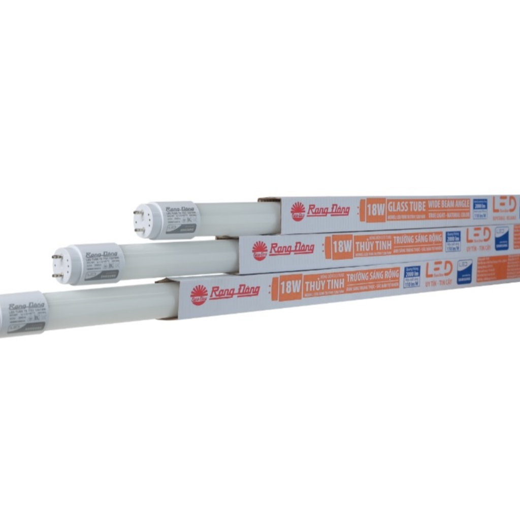 Bóng đèn led tuýp Rạng Đông T8 dài 120cm công suất 20W bóng nhôm & thủy tinh, ánh sáng trắng - Hàng chính hãng