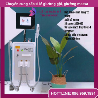 Máy triệt lông Canzy , Máy triệt lông 2in1 Hàn Quốc