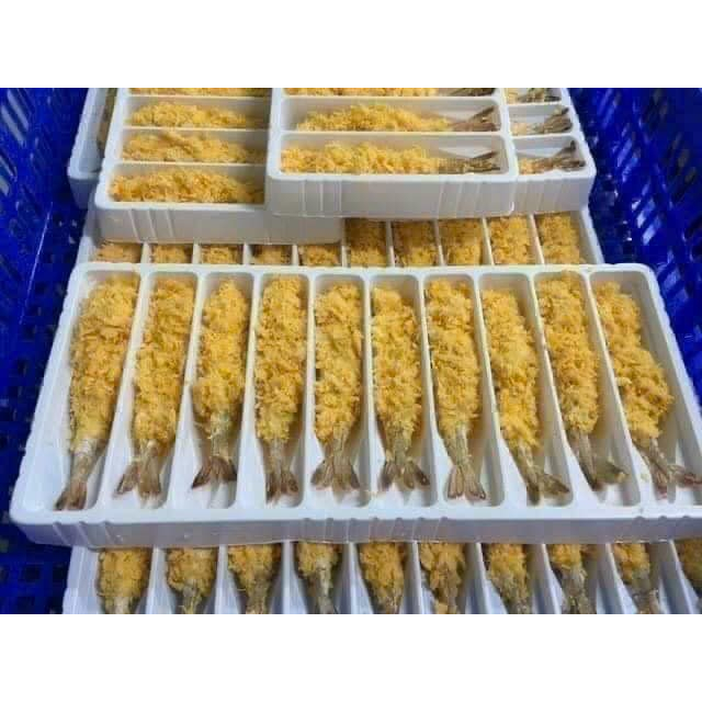 Tôm tẩm bột chiên xù xuất khẩu khay 10 con