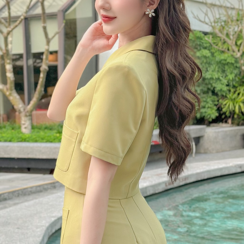 Áo vest ngắn túi ốp Jessie_New Day