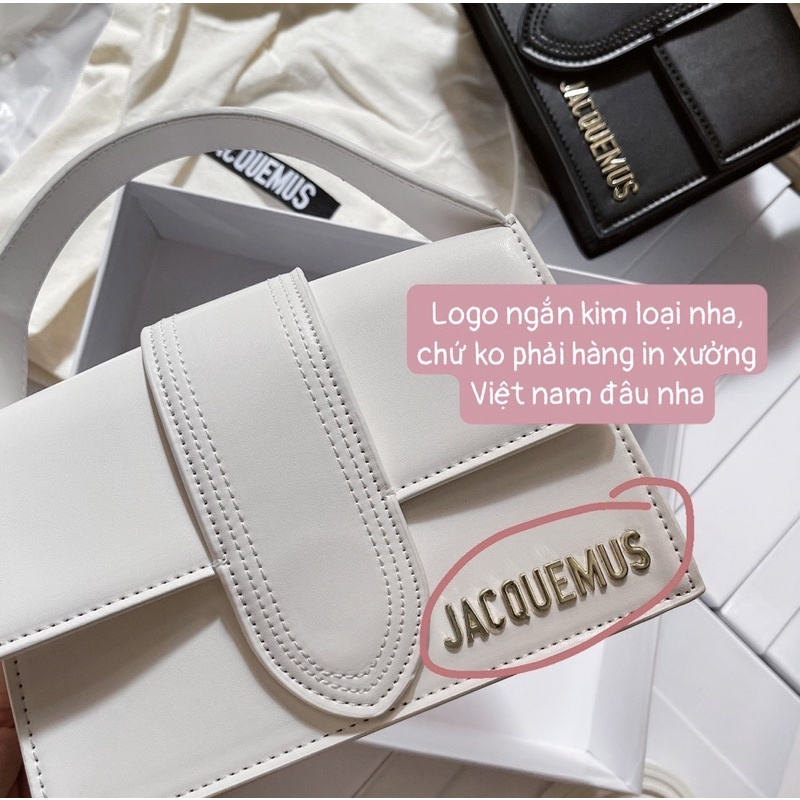 Túi JACQUEMUS Xách Tay Da Mềm Hàng Nhập QC Loại 1 Full Box