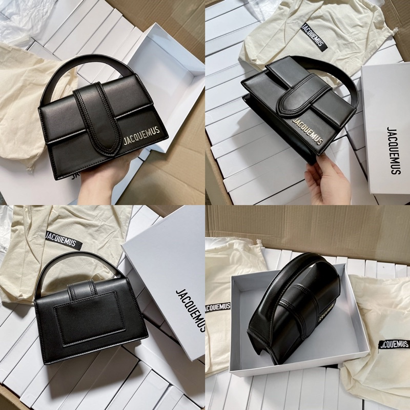 Túi JACQUEMUS Xách Tay Da Mềm Hàng Nhập QC Loại 1 Full Box