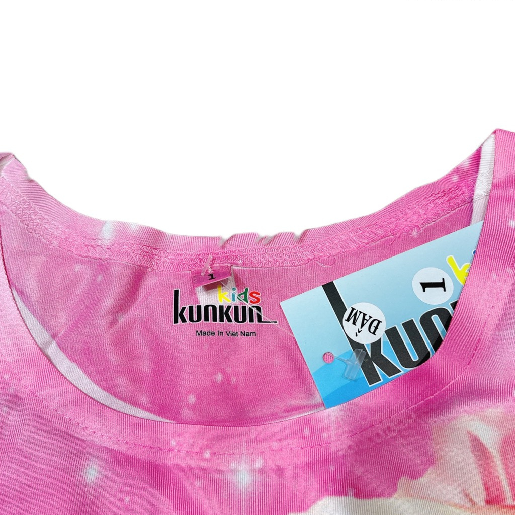 Đầm bé gái thun lạnh in 3D hình Élsa KUNKUN KID D1053 - Đầm trẻ em size đại từ 10-40kg
