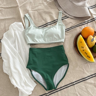 Bikini 2 mảnh vạt bầu quần dây rút