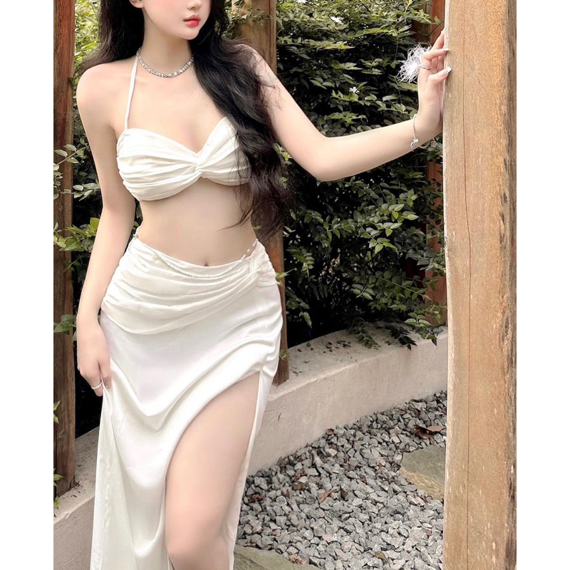 NAMI - Set váy bikini dây đi biển