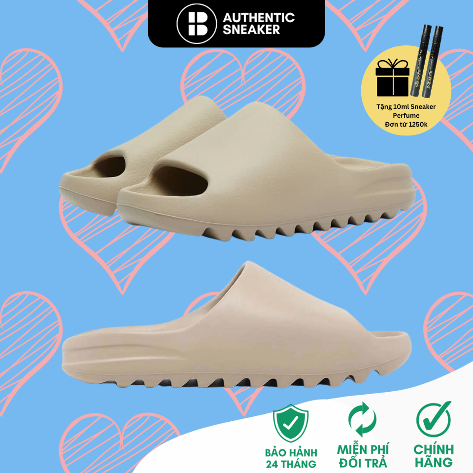 Adidas Dép Yz slide Pure, Dép Cao Su Chống Nước HOT,Quai Ngang, Dép DAS, Thời Trang Nam Nữ, GZ5554