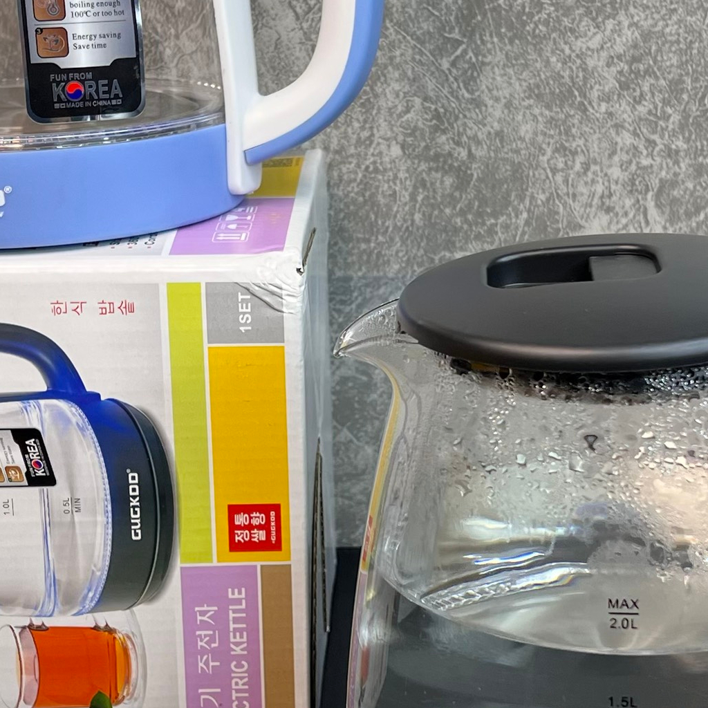 Âm Siêu Tốc Thủy Tinh 2L 1500W , Có Đèn LED Có Rơ Le Tự Ngắt Khi Nhiệt Cao Bảo Hành 12 Tháng