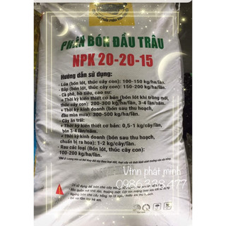 Phân bón dầu trâu NPK 20 20 15 (1kg)
