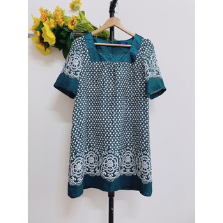 Đầm Nhật Dáng Suông, Hai Lớp, Freesize, New 97%, 2hand