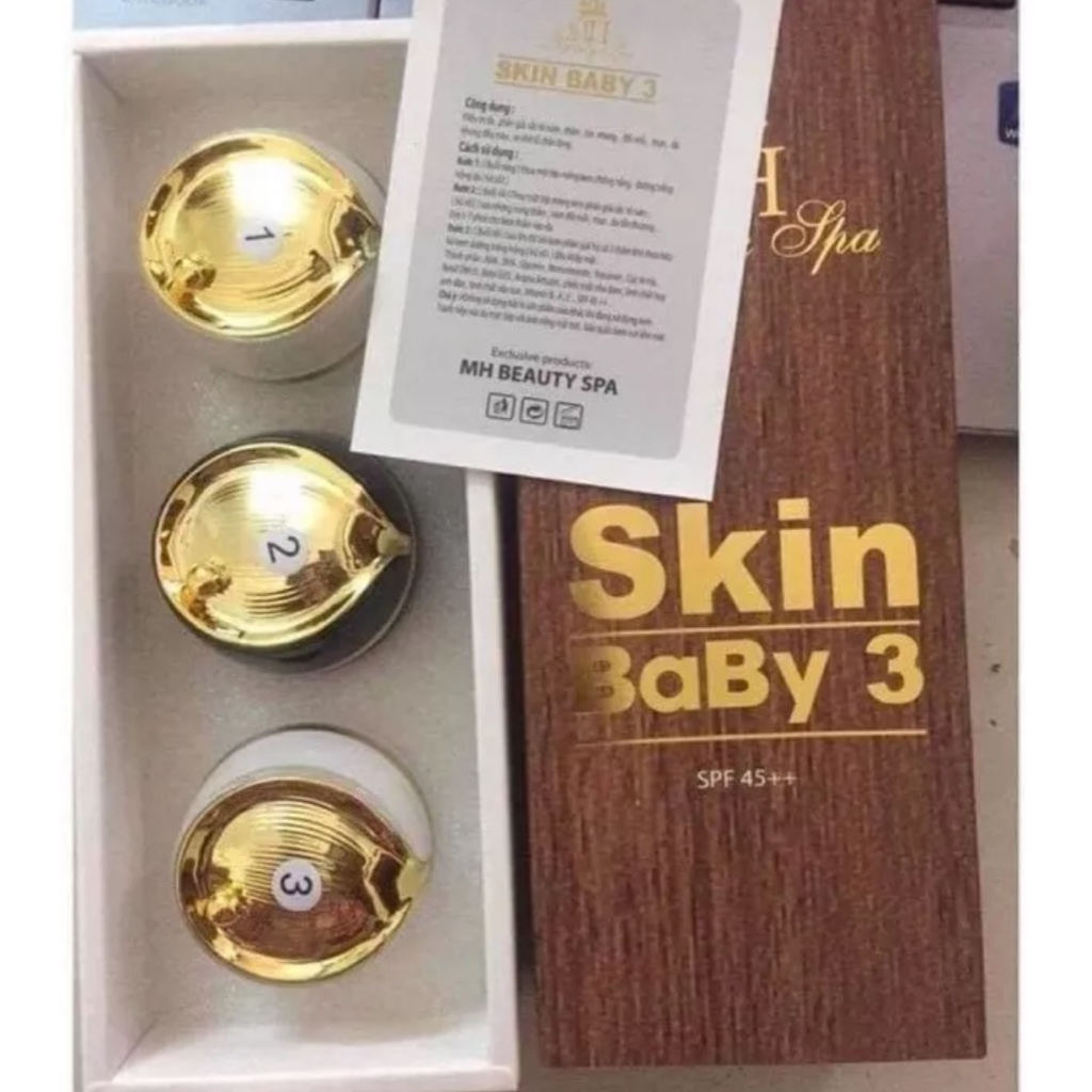 Vua nám skin baby 3 loai 1 MH spa