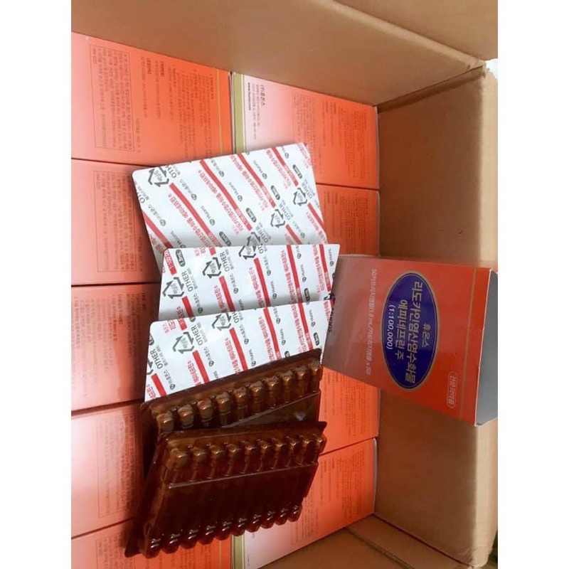 Tê hàn nội địa hộp 50 ống dùng cho gây tê từng vùng, tác dụng tại chỗ