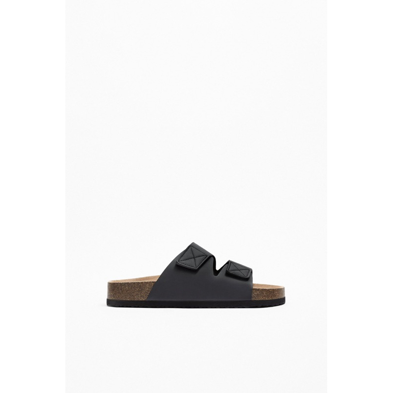 Dép nam Zara authentic WITH HOOK-AND-LOOP FASTENING size 39
